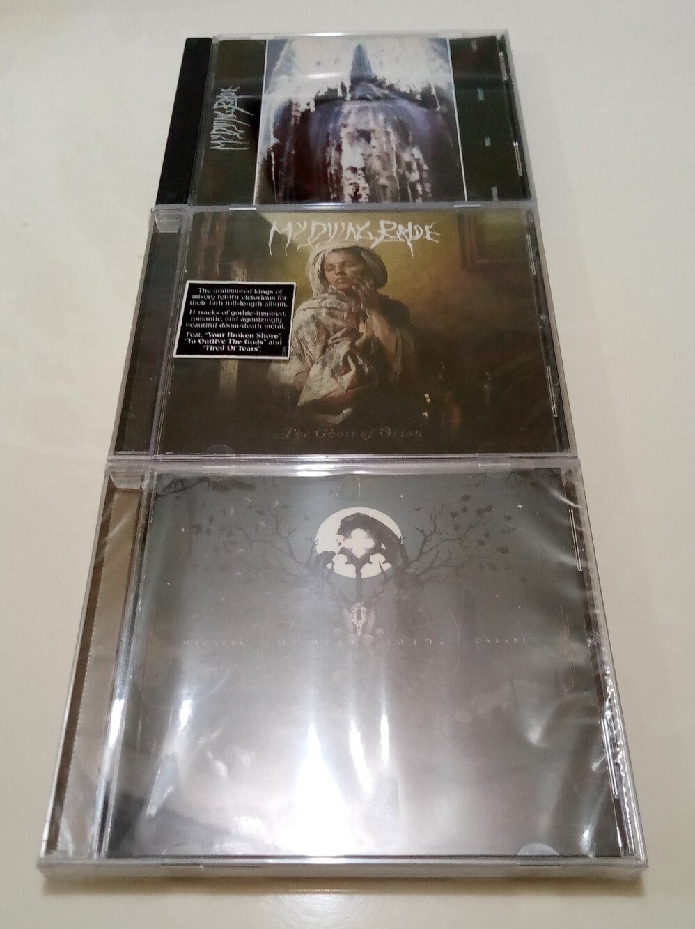 NIP/NWOP 3 My Dying Bride Peaceville/Nuclear Blast CDs